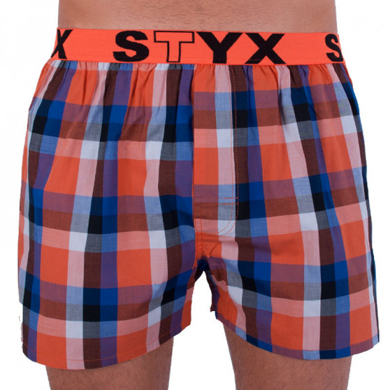 3PACK Herenboxershort Styx sport elastisch meerkleurig (B7100406)