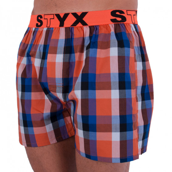 3PACK Herenboxershort Styx sport elastisch meerkleurig (B7100406)