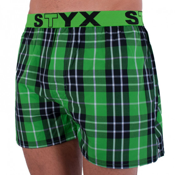 3PACK Herenboxershort Styx sport elastisch meerkleurig (B7100406)