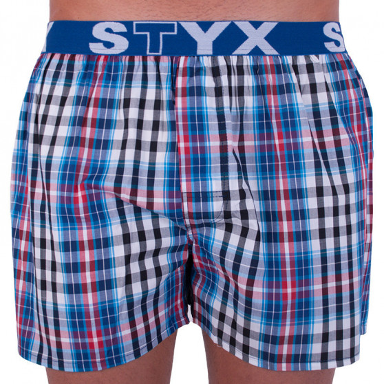 3PACK Herenboxershort Styx sport elastisch meerkleurig (B7100406)