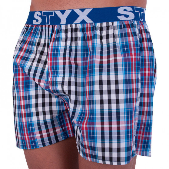 3PACK Herenboxershort Styx sport elastisch meerkleurig (B7100406)