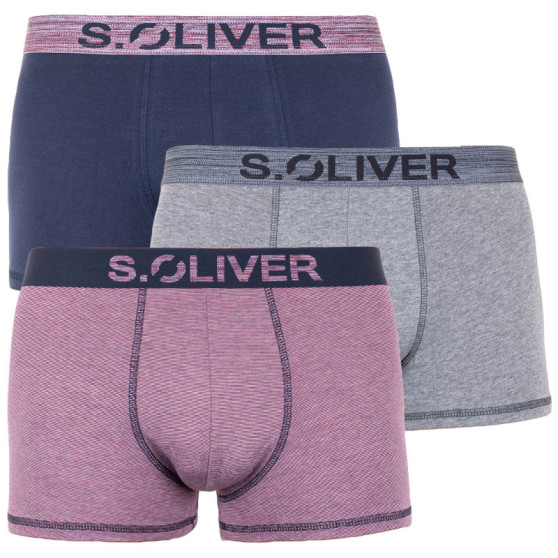 3PACK herenboxershort S.Oliver veelkleurig (26.899.97.4255.16B7)