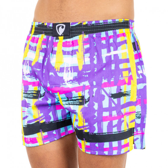 Herenboxershort Represent exclusief Ali moderne kunst paars