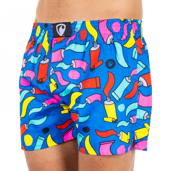 Herenboxershort Represent exclusief Ali schilderij blauw