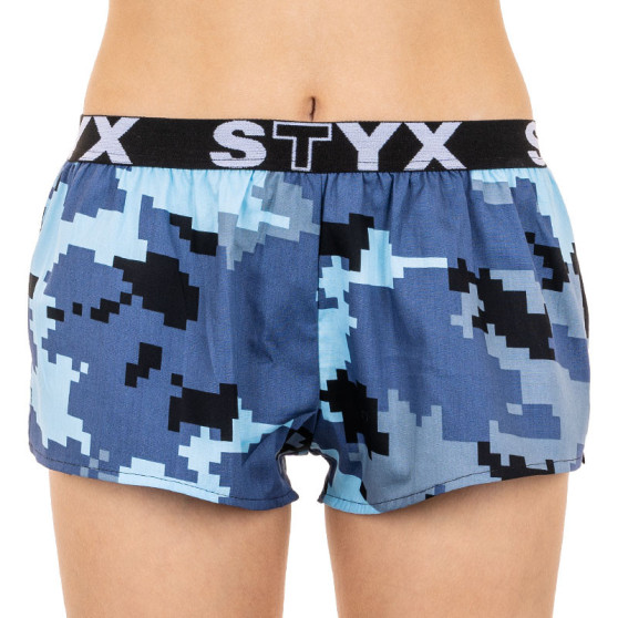 Damesboxershorts  Styx kunst sport rubber camouflage digitale (T657)