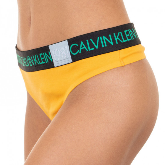 Dames string Calvin Klein oranje (QF5448E-1ZK)