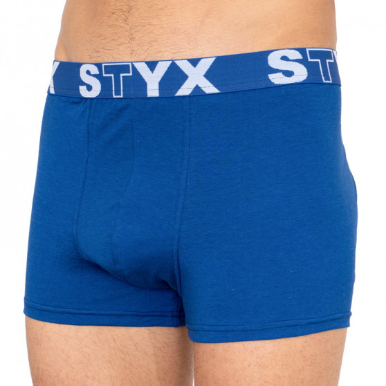 Herenboxershort Styx sport elastisch oversized donkerblauw (R968)