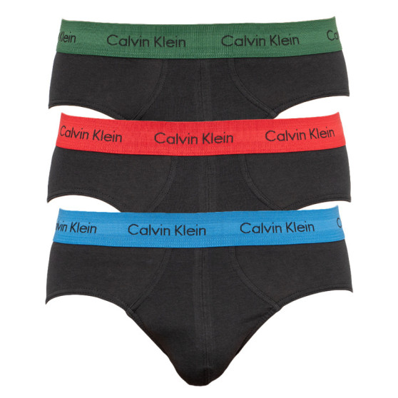 3PACK herenslip Calvin Klein zwart (U2661G-BZP)