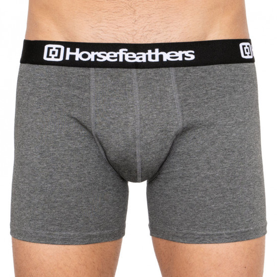 3PACK Herenboxershort Horsefeathers Dynasty heather antraciet (AM067B)