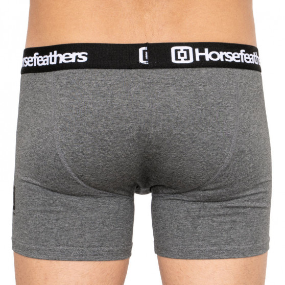 3PACK Herenboxershort Horsefeathers Dynasty heather antraciet (AM067B)