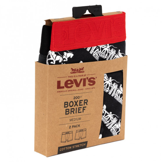 2PACK herenboxershort Levis veelkleurig (995048001 792)