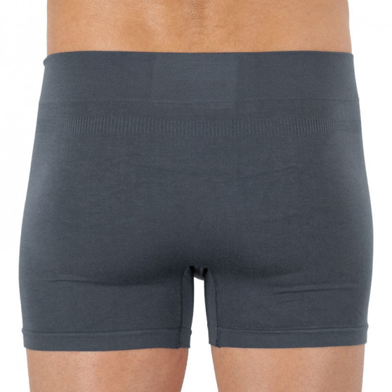 Herenboxershort Gino bamboe naadloos grijs (54006)