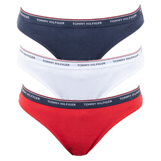 3PACK Dames slip Tommy Hilfiger veelkleurig (UW0UW00043 012)