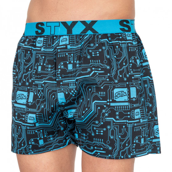 Herenboxershort Styx kunst sport rubber T-shirt (B857)