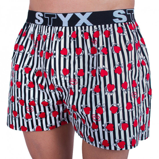 Herenboxershort Styx kunst sport rubberen harten (B752)