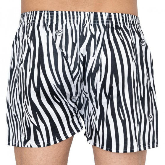 Herenboxershort Styx art classic rubber zwart zebra (A650)