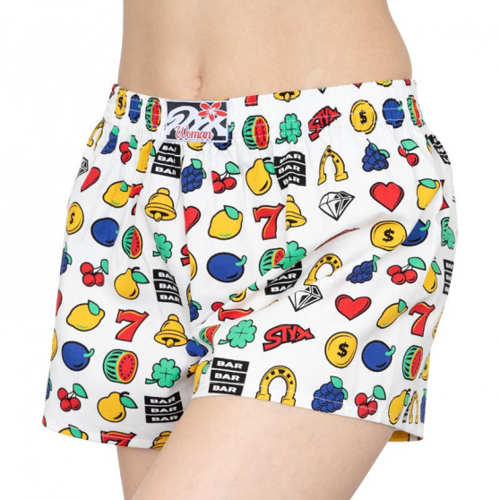 Damesboxershorts Styx kunst klassieke rubberen gokker (K855)