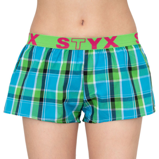 Damesboxershorts Styx sportelastisch veelkleurig (T640)