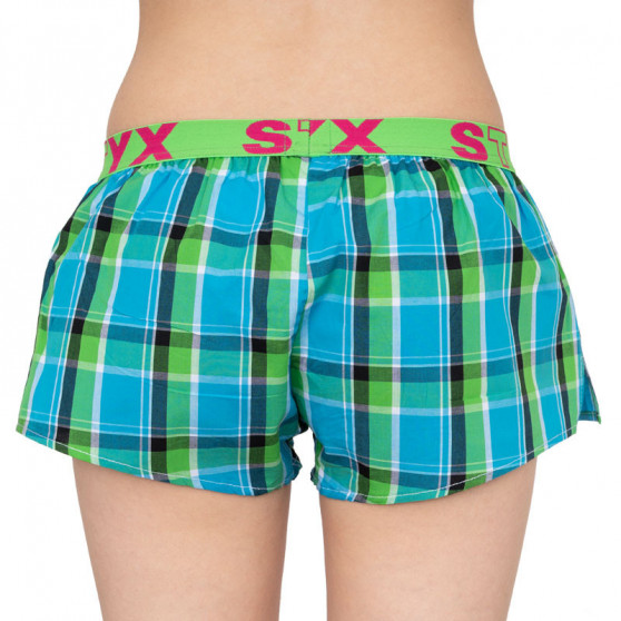 Damesboxershorts Styx sportelastisch veelkleurig (T640)