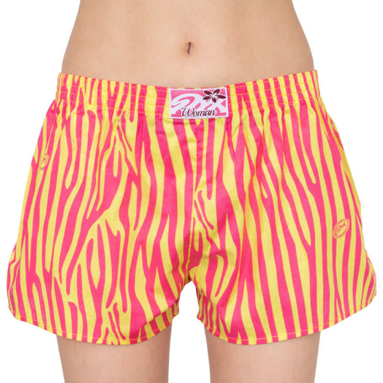 Damesboxershorts Styx art classic rubber geel zebra (K654)