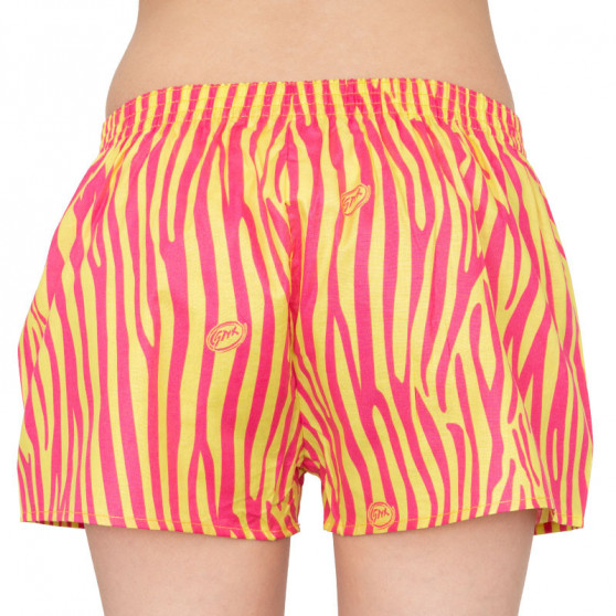 Damesboxershorts Styx art classic rubber geel zebra (K654)