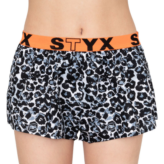 Damesboxershorts Styx kunst sport rubber cheetah (T551)