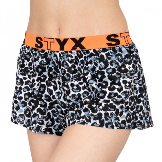 Damesboxershorts Styx kunst sport rubber cheetah (T551)