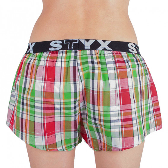 Damesboxershorts Styx sportelastisch veelkleurig (T626)