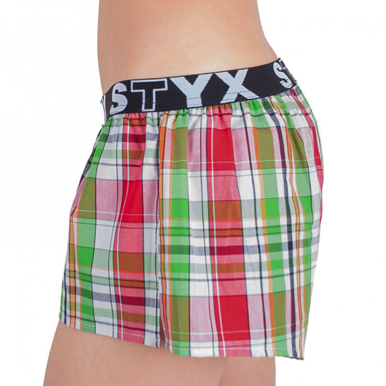 Damesboxershorts Styx sportelastisch veelkleurig (T626)