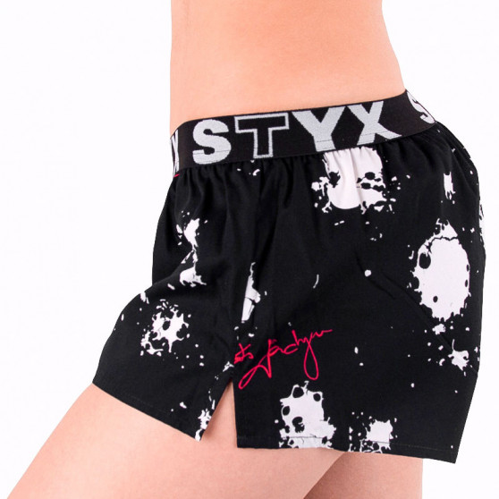 Damesboxershorts Styx kunst sport rubber plons (T653)