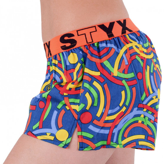 Damesboxershorts Styx art sport rubber veelkleurig (T659)