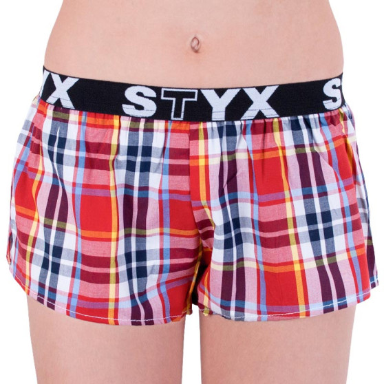 Damesboxershorts Styx sportelastisch veelkleurig (T639)