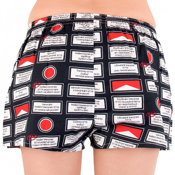 Damesboxershorts  Styx art classic rubber waarschuwing (K553)