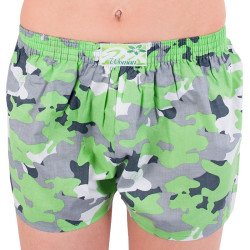 Damesboxershorts Styx art classic rubber groen camouflage (K559)