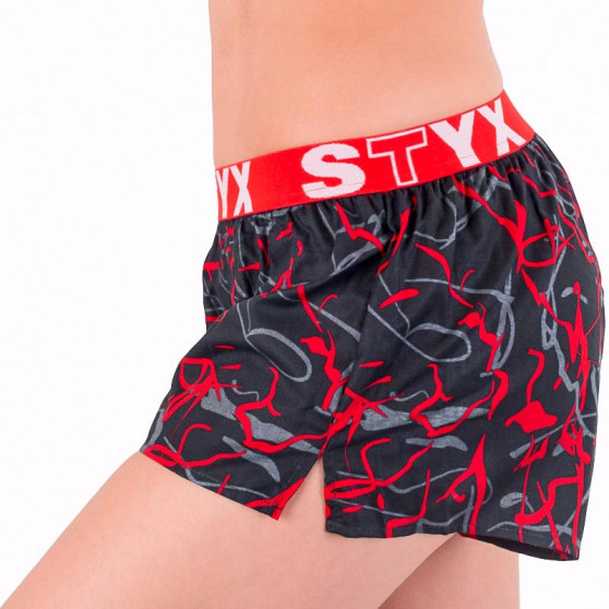 Damesboxershorts Styx art sport rubber Jáchym zwart (T550)