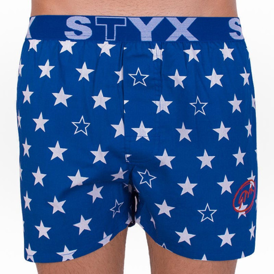 Herenboxershort Styx kunst sport rubberen sterren (B658)