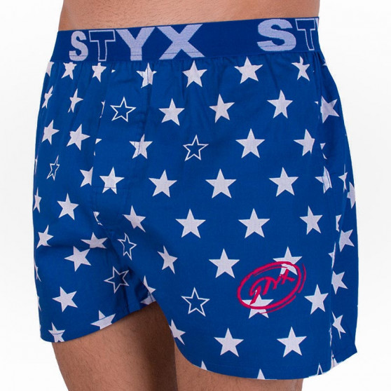 Herenboxershort Styx kunst sport rubberen sterren (B658)