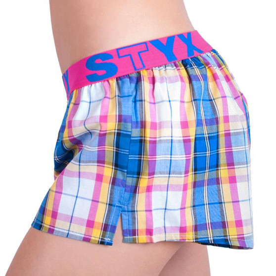 Damesboxershorts Styx sportelastisch veelkleurig (T613)