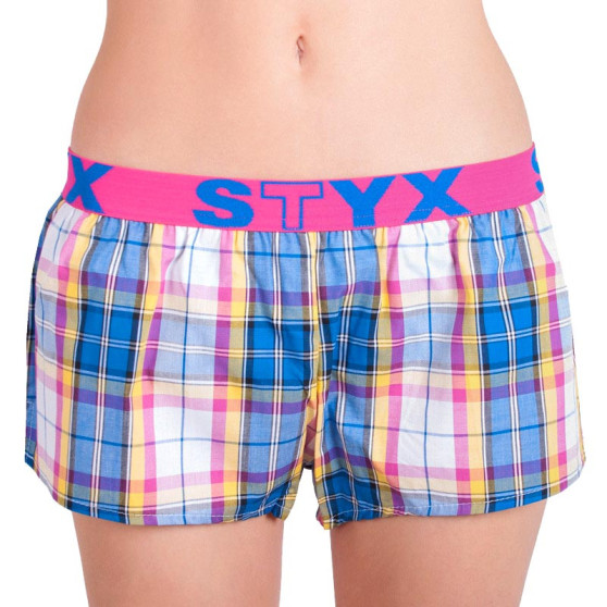 Damesboxershorts Styx sportelastisch veelkleurig (T613)