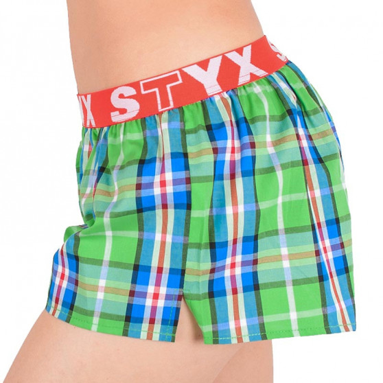 Damesboxershorts Styx sportelastisch veelkleurig (T618)