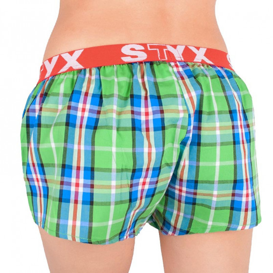 Damesboxershorts Styx sportelastisch veelkleurig (T618)