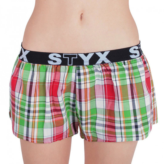 5PACK Damesboxershorts Styx sport elastisch meerkleurig (T61122263136)