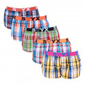 5PACK Damesboxershorts Styx sport elastisch meerkleurig (T61122263136)