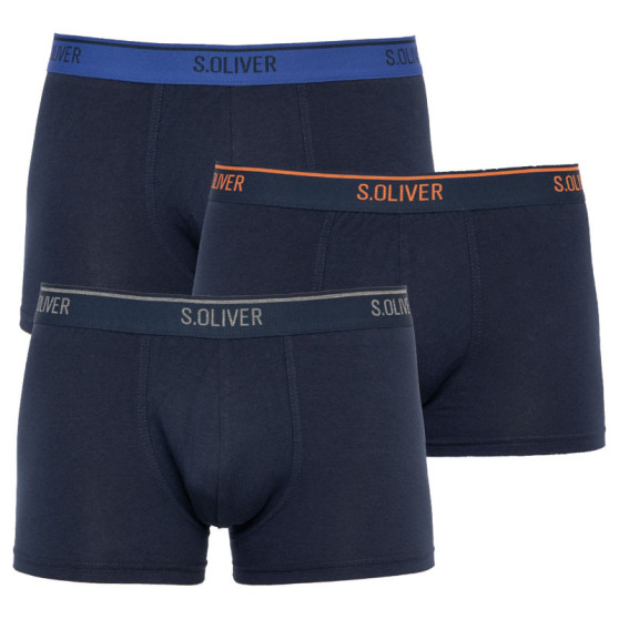 3PACK herenboxershort S.Oliver blauw (26.899.97.5623.12L3)