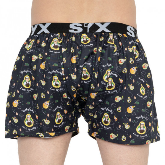 Herenboxershort Styx kunst sport rubber Gifts Ládi Hrušky peer (B952)