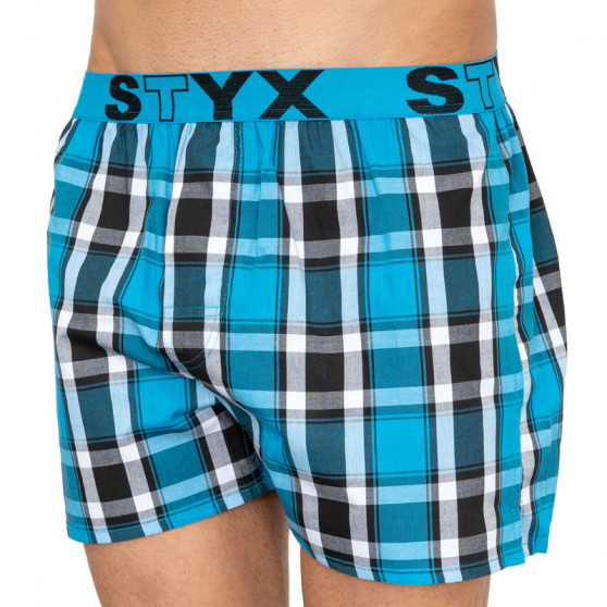 Zonder verpakking - Herenboxershort Styx sportelastisch meerkleurig (B809)