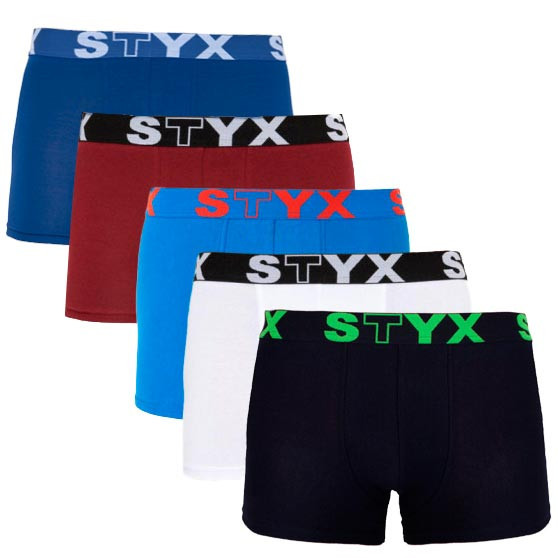 5PACK herenboxershort Styx sport elastisch meerkleurig (G106160686762)