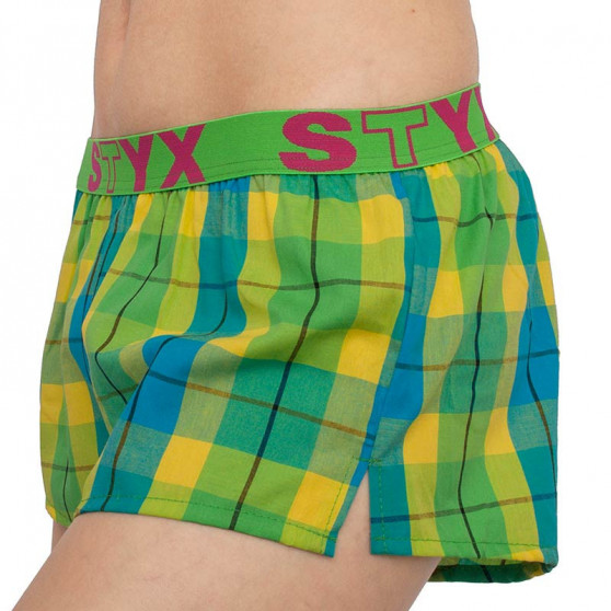 Damesboxershorts Styx sportelastisch veelkleurig (T813)