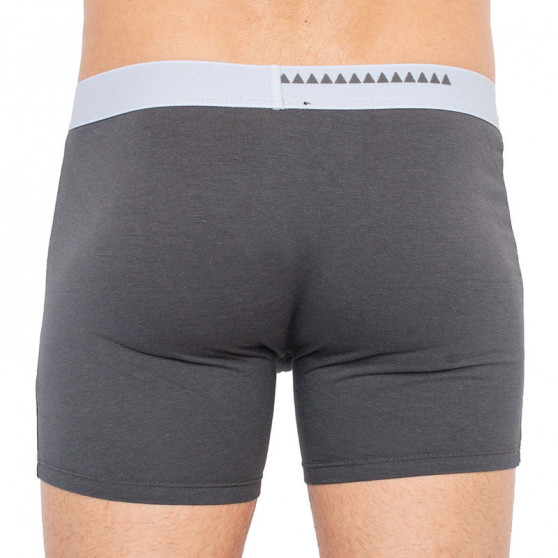 Herenboxershort 69SLAM fit bamboe donkergrijs (MBWDG-BB)