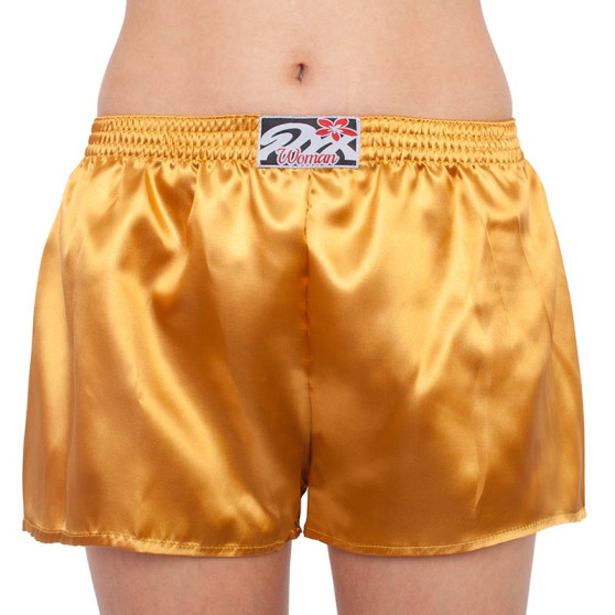 Damesboxershorts Styx klassiek elastisch satijn goud (L685)